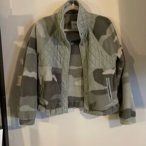 Abercrombie & Fitch Army Fleece Jacket